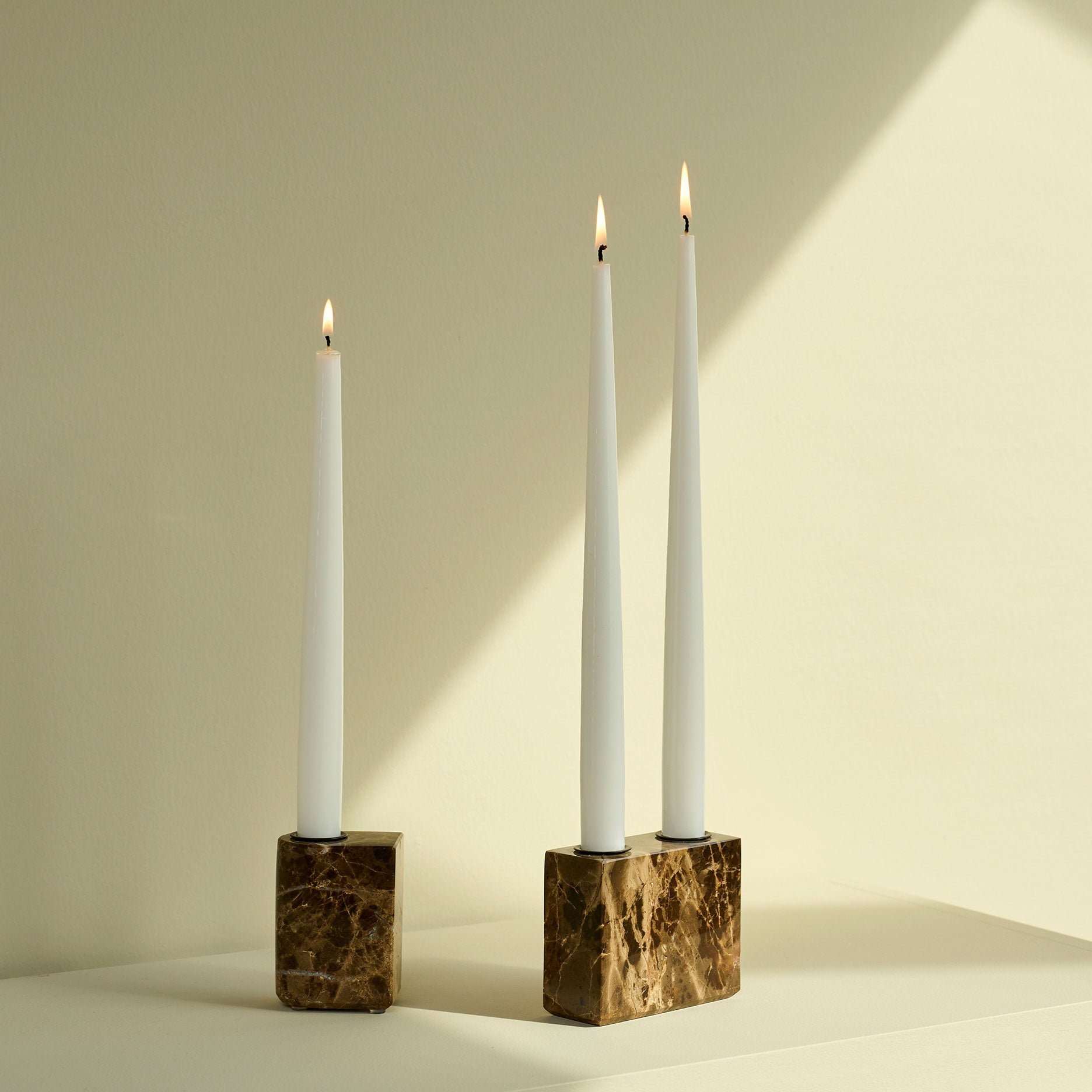 Marble II Cube Lysestage 2 lys